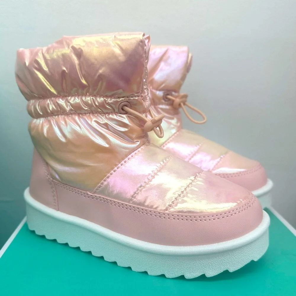 GIRLS Pink Winter Snow/Rain Boots